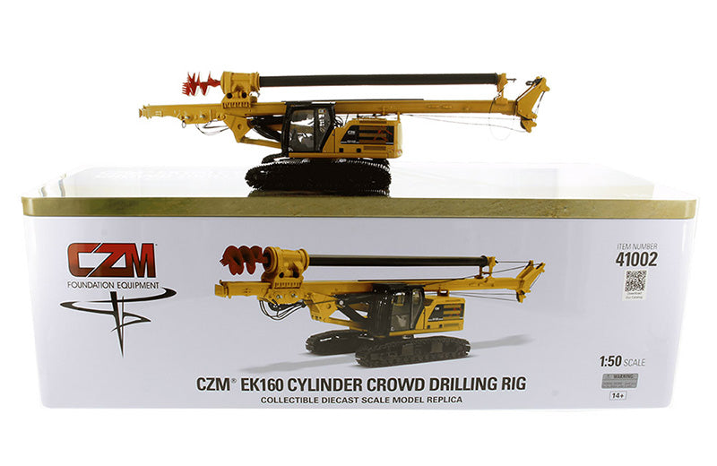 DieCast Masters 41002 1:50 CZM EK160 Cylinder Crowd Drilling Rig Diecast Model