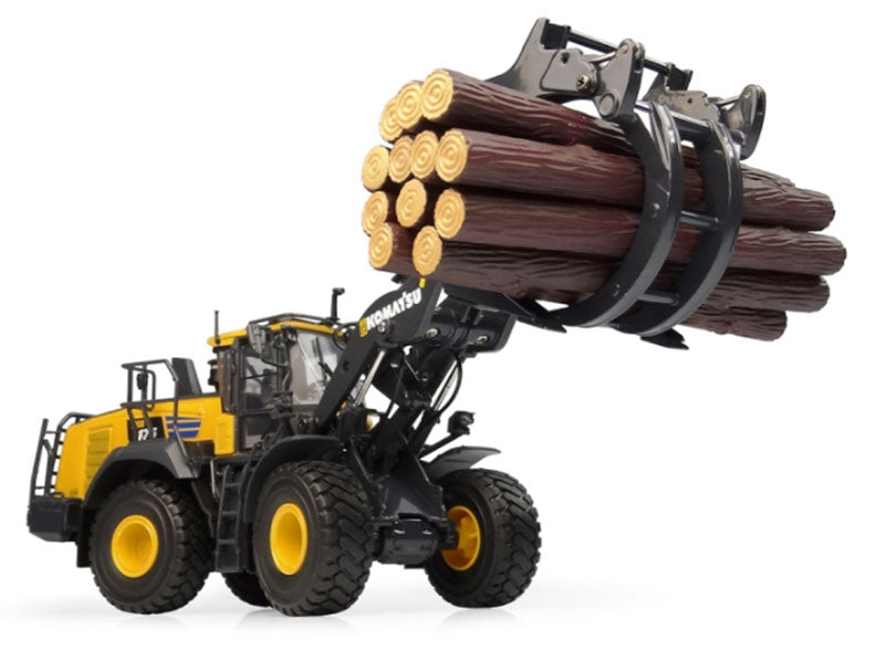 Universal Hobbies 8165 1:50 Komatsu WA475-10 Wheel Loader with Log Grapple