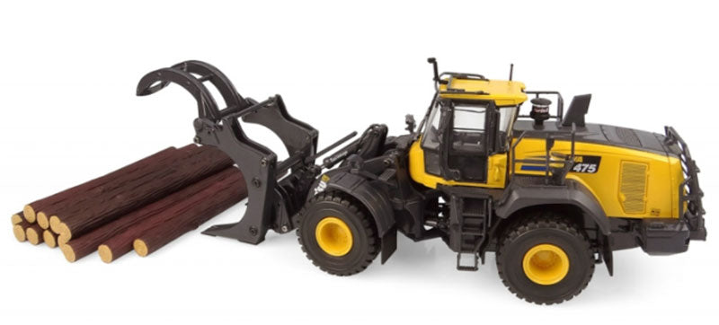 Universal Hobbies 8165 1:50 Komatsu WA475-10 Wheel Loader with Log Grapple