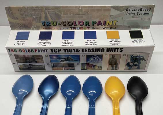 Tru-Color TCP-11014 Leased Units Railroad Solvient-Based Paint (Set of 6)