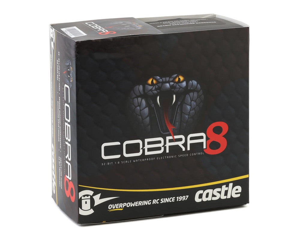 Castle Creations 010-0172-01 1:8 Cobra 8 6S BL Motor & ESC Combo 1800kV w/ Motor