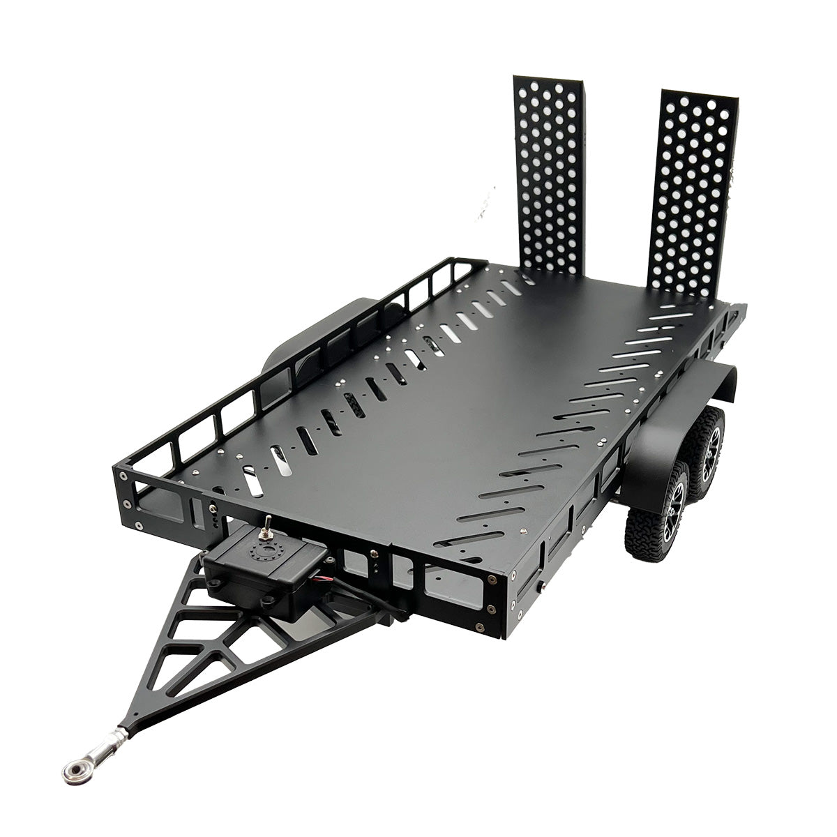 Bold R/C 5000 1:10 Black Full Metal Trailer with LED Lights