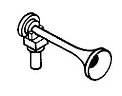 Cal Scale 190-422 HO Nathan KS1 19" Single Air Horn