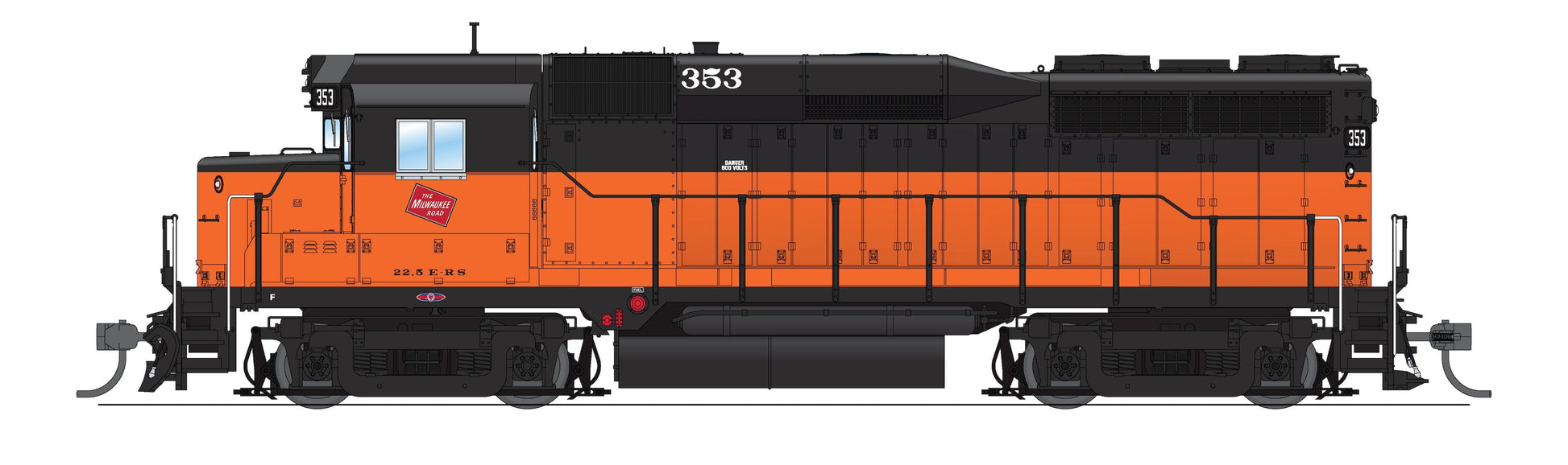 Broadway Limited 9154 HO Milwaukee EMD GP30 Diesel Locomotive DCC-Ready #354