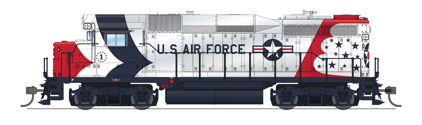 Broadway Limited 9157 HO USAF EMD GP30 Diesel Locomotive DCC-Ready #2250