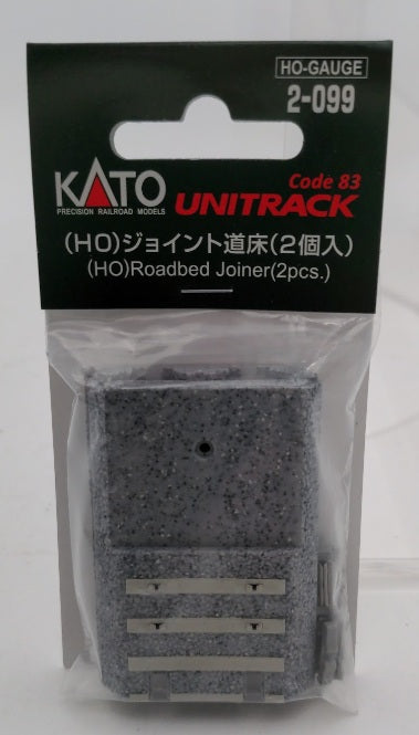 Kato 2-099 HO Gauge Unitrack Code 83 Roadbed Joiner (Pack of 2)