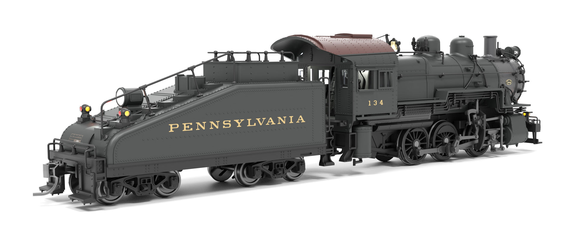Broadway Limited 9170 HO PRR B6sb 0-6-0 Steam Loco w/ Tender, Sound/DC/DCC #134