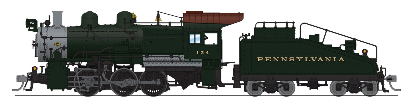 Broadway Limited 9170 HO PRR B6sb 0-6-0 Steam Loco w/ Tender, Sound/DC/DCC #134