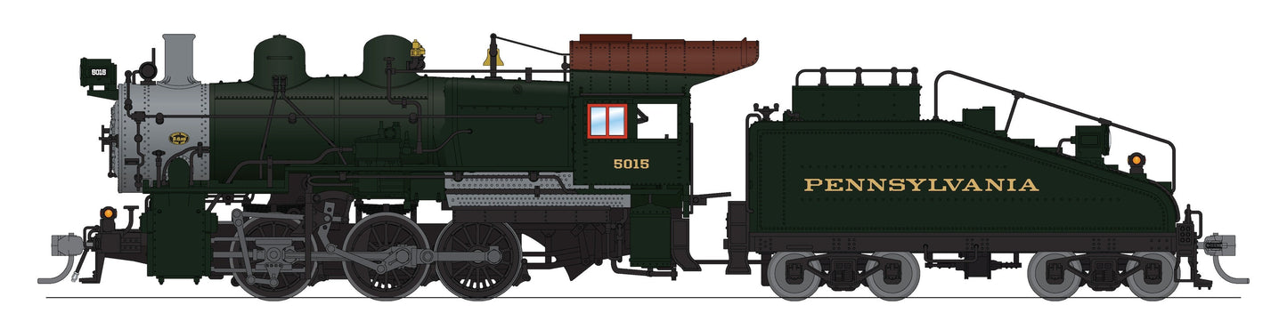 Broadway Limited 9173 HO PRR B6sb 0-6-0 Steam Loco w/ Tender, Sound/DC/DCC #5015