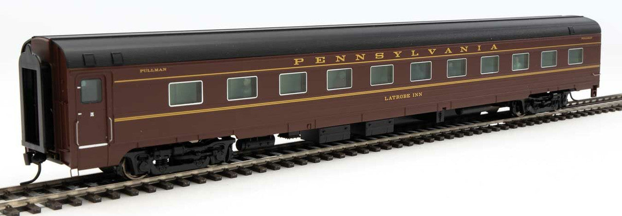 Walthers 920-9744 HO Pennsylvania - Latrobe Inn 85' Budd 21-Roomette Sleeper