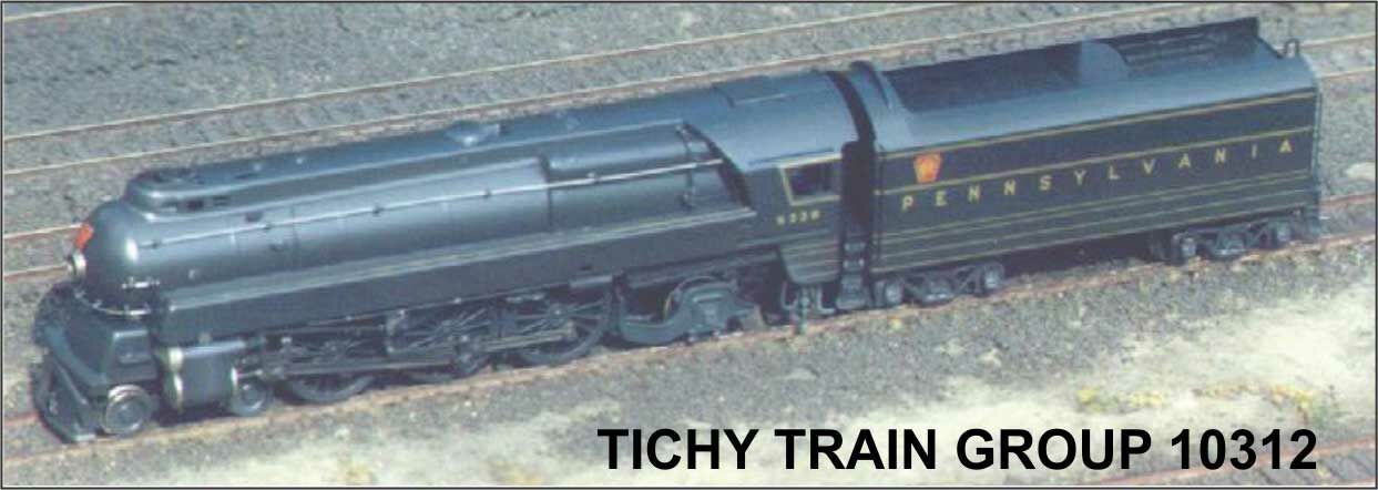 Tichy 10312 HO Pennsylvania Railroad K-4 Steam Locomotive Decal Sheet