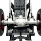 Racers Edge 1970BK Black Aluminum Front & Rear Axle Housing Set