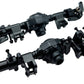 Racers Edge 1970BK Black Aluminum Front & Rear Axle Housing Set