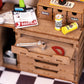 Robotime DG165 Rolife Garage Workshop DIY Miniature House Kit