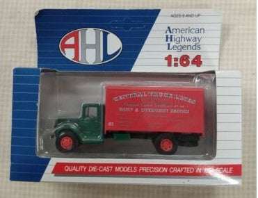 AHL L01015 1:64 Die-Cast Central Truck Lines Incorporated Mack Delivery Truck