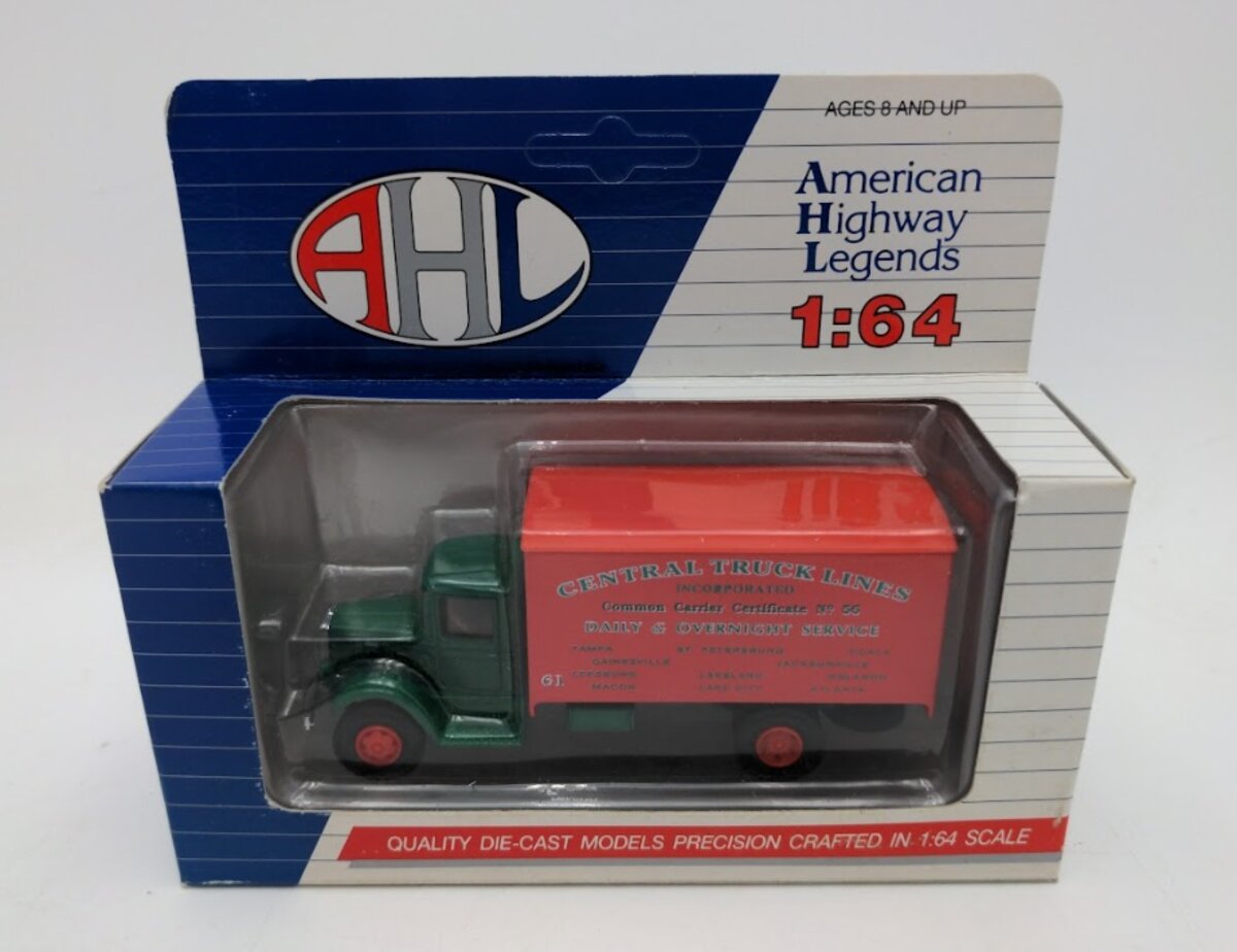 AHL L01015 1:64 Die-Cast Central Truck Lines Incorporated Mack Delivery Truck