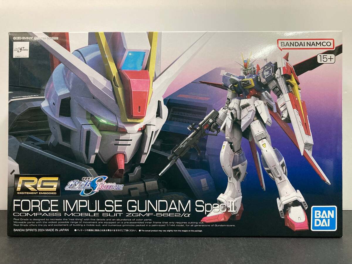 Bandai 5066289 1:144 RG ZGMF-X56S/a Force Impulse Gundam Spec II Plastic Kit