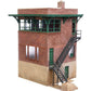 Walthers 933-3554 HO PRR Brick Interlocking Tower with Flat Roof Kit