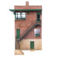Walthers 933-3554 HO PRR Brick Interlocking Tower with Flat Roof Kit