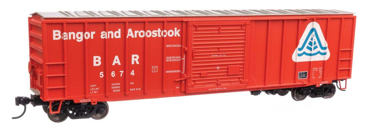 Walthers 910-1878 HO BAR 50' ACF Exterior Post Boxcar Ready to Run #5674