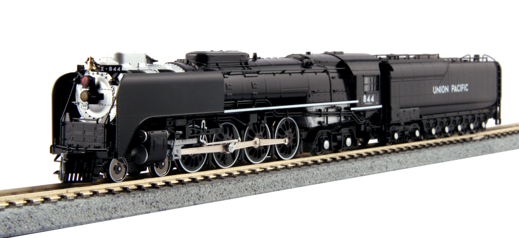 Kato 126-0401-DCC N UP 4-8-4 FEF-3 Steam Locomotive w/Preinstalled DCC #844