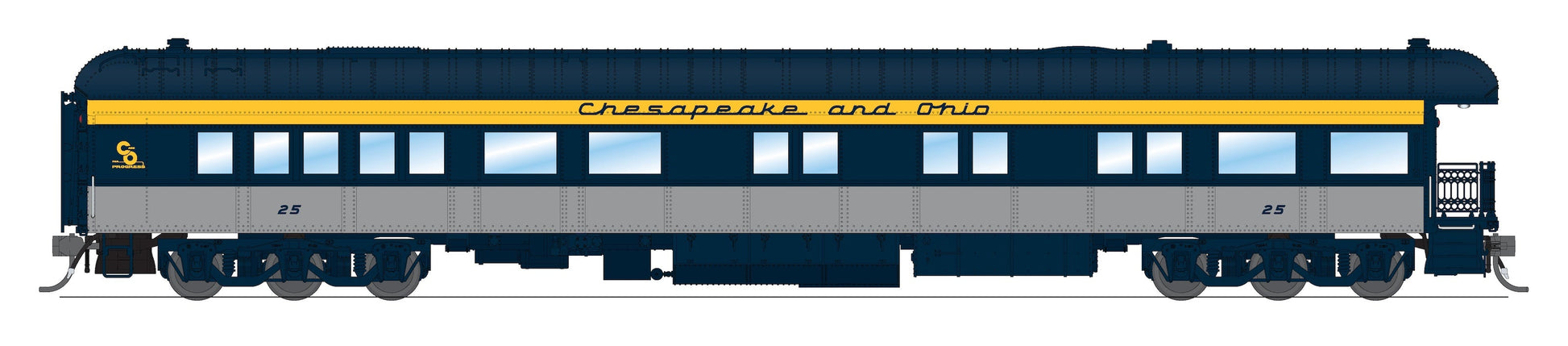 Broadway Limited 8951 HO Chesapeake & Ohio Business Car #25