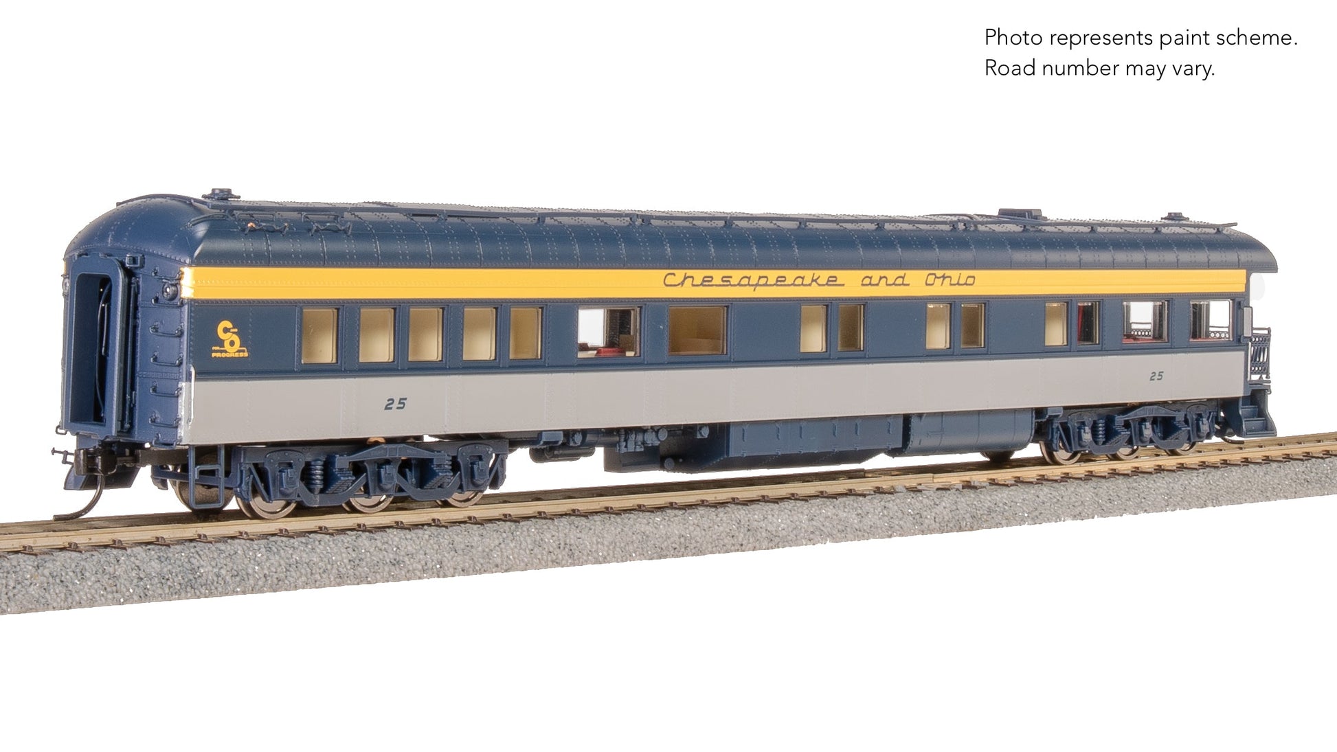 Broadway Limited 8951 HO Chesapeake & Ohio Business Car #25