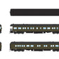 Broadway Limited 8961 HO Unlettered Pullman Green with Balloon Roof Business Car