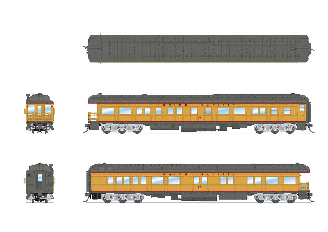 Broadway Limited 8958 HO Union Pacific Business Car #107
