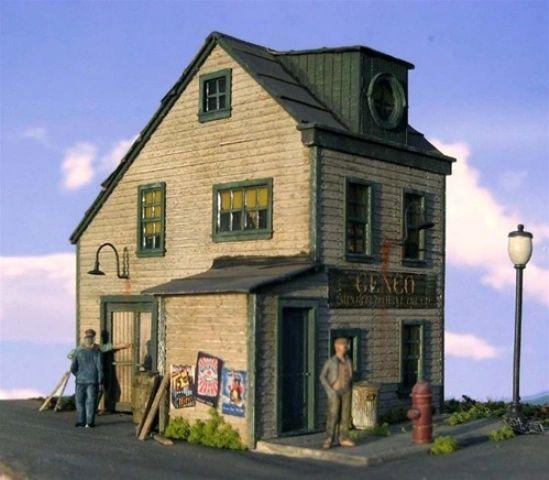 FOS Scale Limited QK15 HO Scale Genco Imported Olive Oil Co. Building Kit