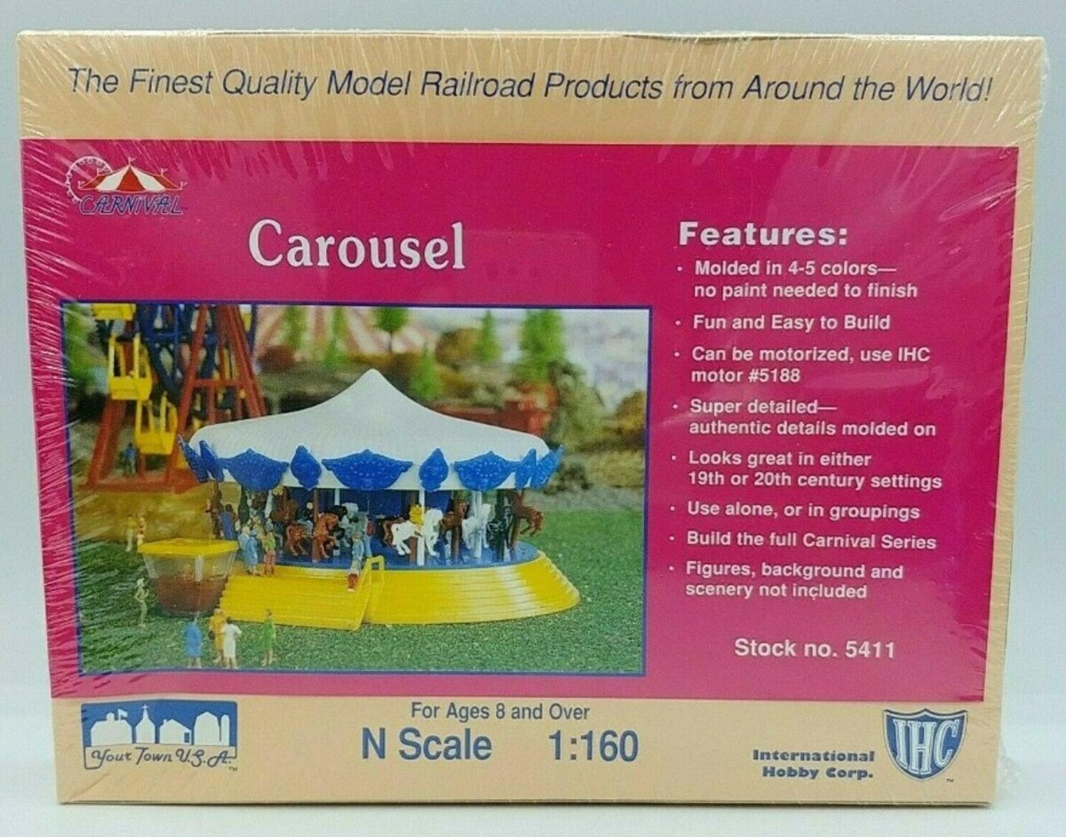 IHC 5411 N Scale Carousel Building Kit