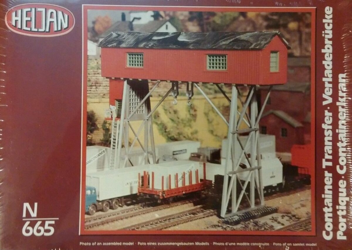 Heljan 665 N Scale Container Transfer Kit