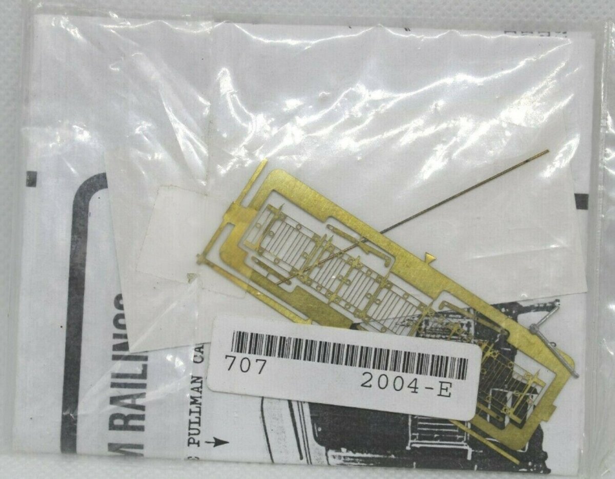 Trout Creek P2004 HO Scale Observation Car Platform Railing Kit Trainz