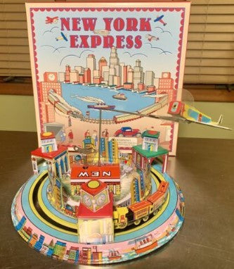 Schylling 20263 Collector Series New York Express Tin Toys Set Based in 1920