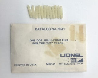 Lionel 5041 Insulating Pins for the O27 Track (Pack of 12)