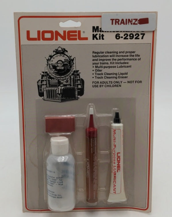 Lionel 6-2927 Lubricant/Oiler/Track Cleaning Liquid & Eraser Maintenance Kit