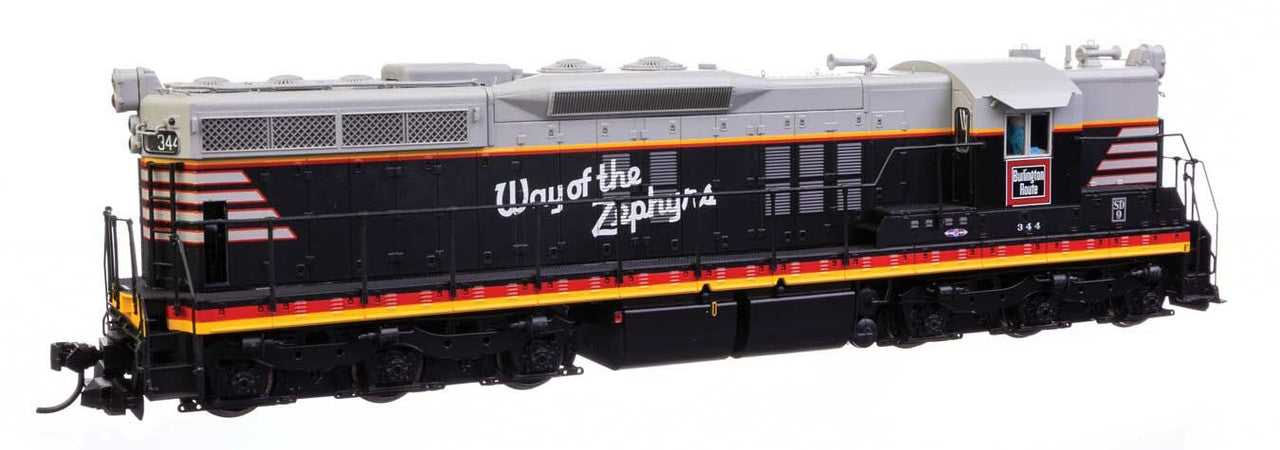 Walthers 920-48702 HO CBQ EMD SD9 Diesel Locomotive - Standard DC