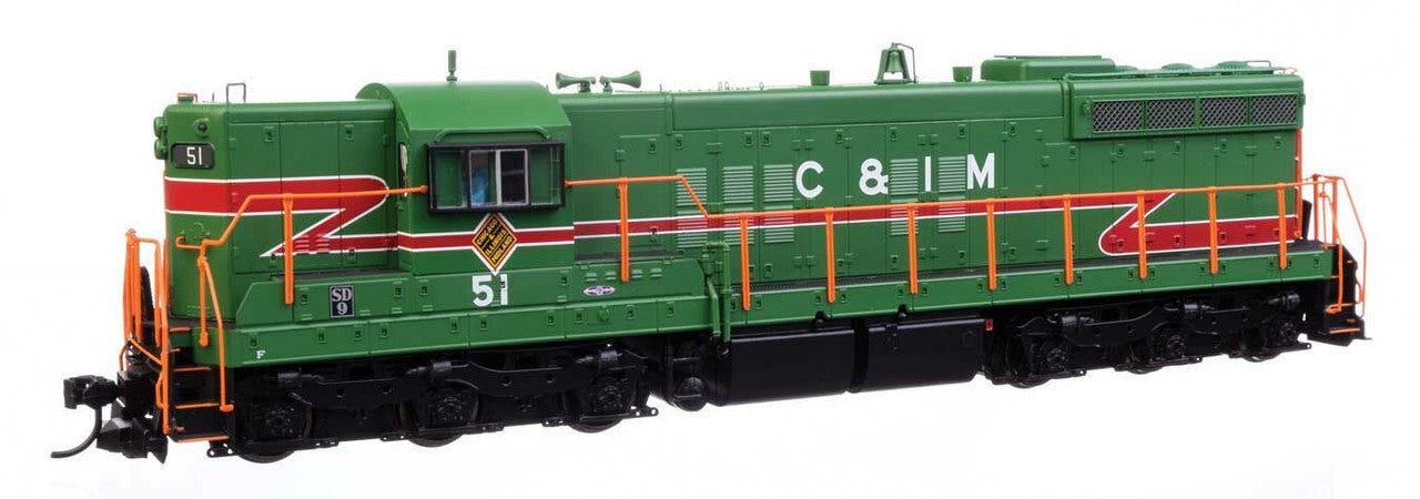 Walthers 920-48703 HO C&IM EMD SD9 Diesel Locomotive - Standard DC #51