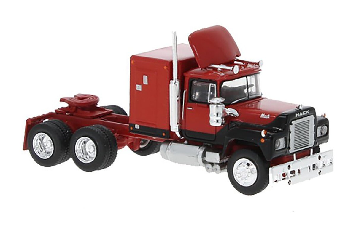 Brekina Automodelle 85804 1:87 Mack RS 700 Black/Red Tractor