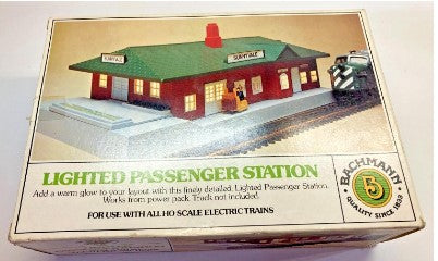 Bachmann 3015 HO Lighted Sunnyvale Passenger Station Building Kit