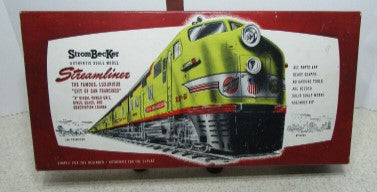 Strombecker R200 HO Gauge City of San Francisco Streamliner Train Building Kit