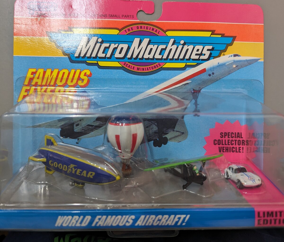 Micro Machines 64000 1:87 Famous Flyers Collection #6: Blimp, Hot Air Balloon