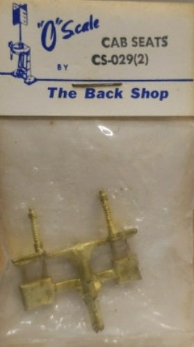 The Back Shop CS-029 Cab Seats Brass (Pack of 2)