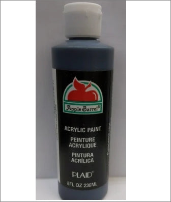 Plaid Online 20404 Black Acrylic Paint 8 Fl Oz. Bottle