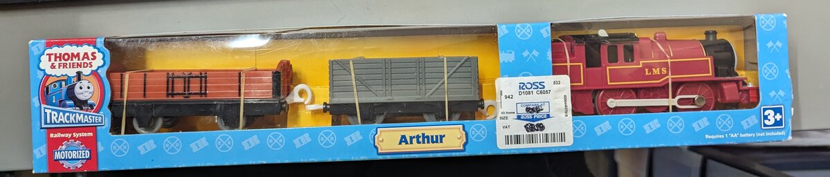 Thomas & Friends 65387 HO Trackmaster Railway System Motorized Arthur Train Set