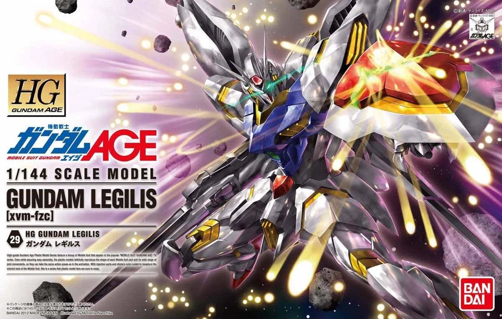 Bandai 2165086 1:144 HG Gundam Age Gundam Legilis Plastic Model Kit