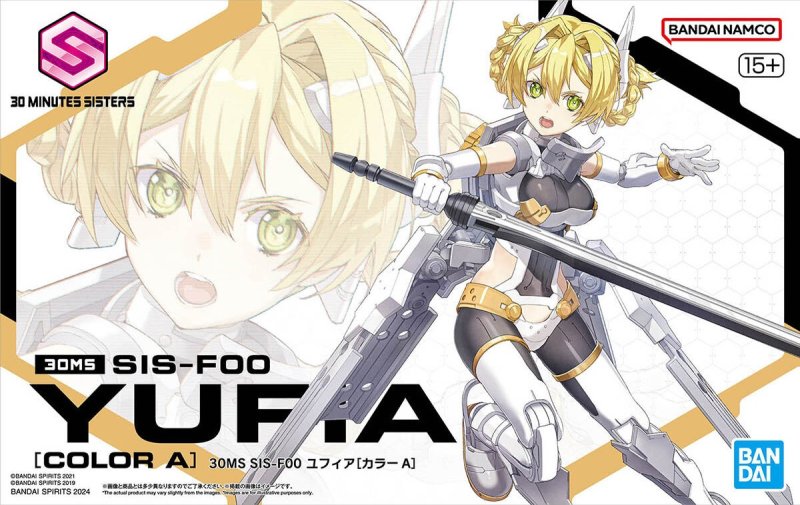 Bandai 2700391 30 Minutes Sisters SIS-F00 Yufia Color A Plastic Model Kit
