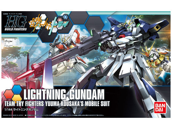 Bandai 2301520 1:144 HG Build Fighters Try Lightning Z Gundam Plastic Model Kit