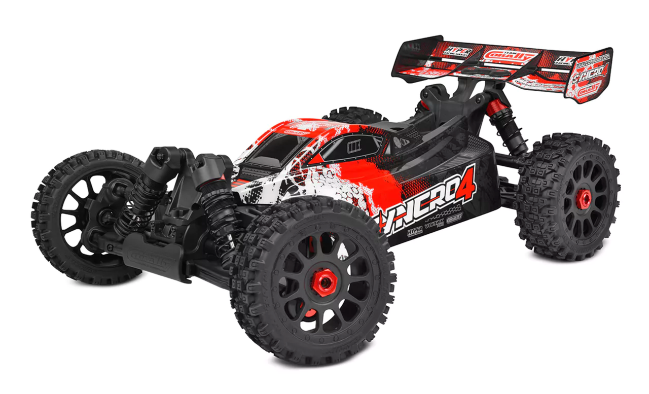 Corally 00287-R Red SYNCRO-4 Brushless Power 3-4S Ready-To-Run