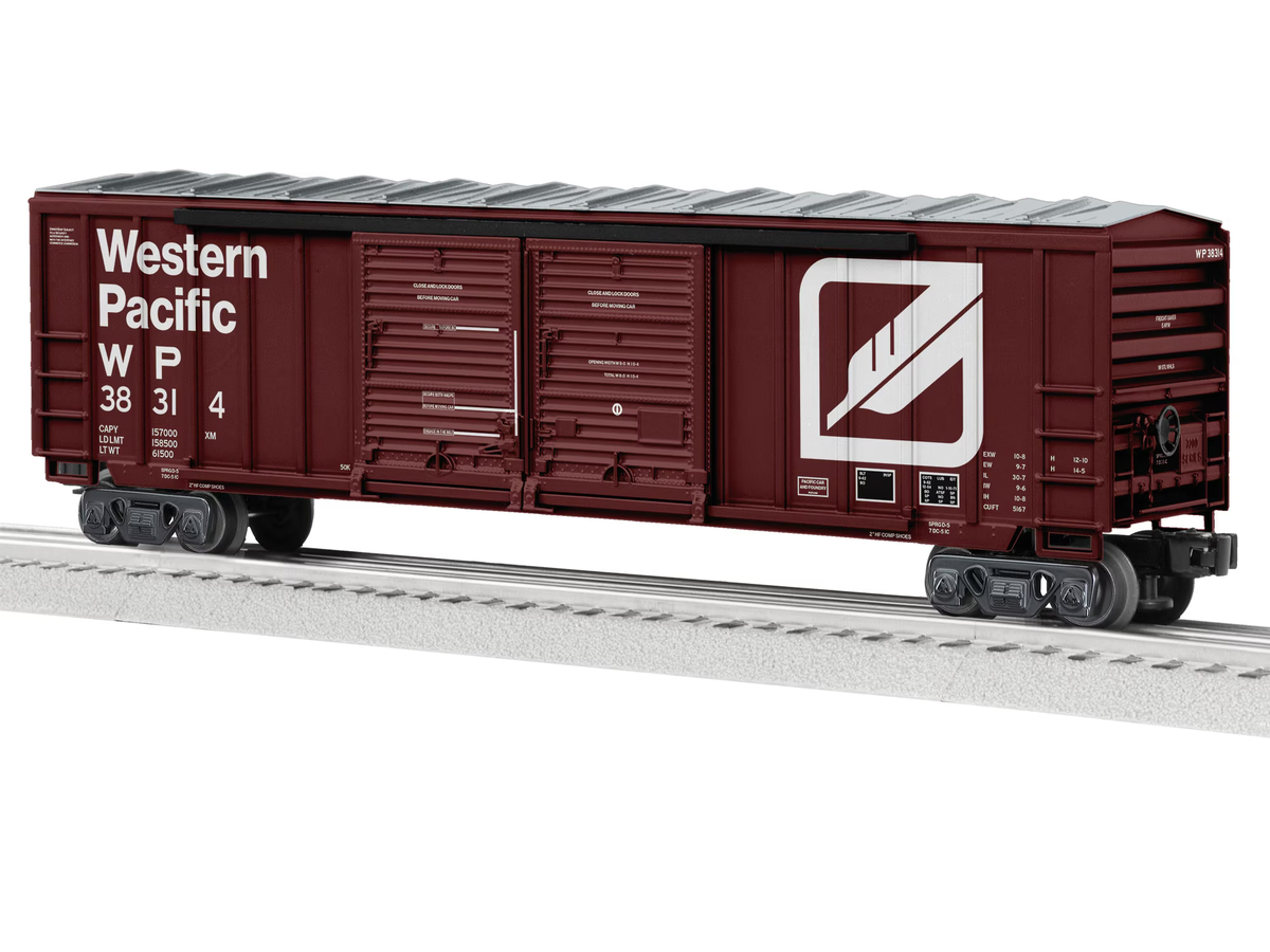 Lionel 2443032 O Western Pacific Double Door Boxcar #38314